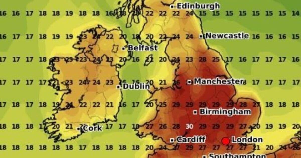 UK Set for 2-Day 32°C Scorcher This Bank Holiday