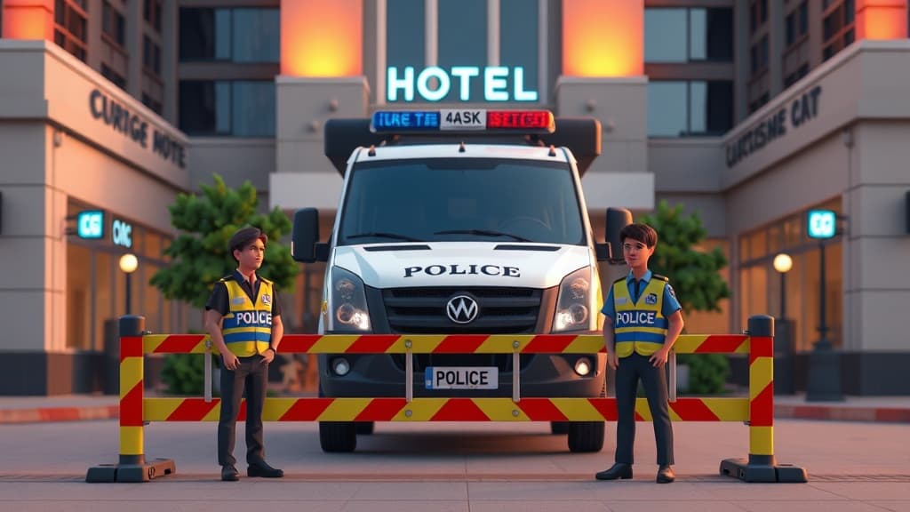 Protests Outside Migrant Hotel Lead to 11 Charges