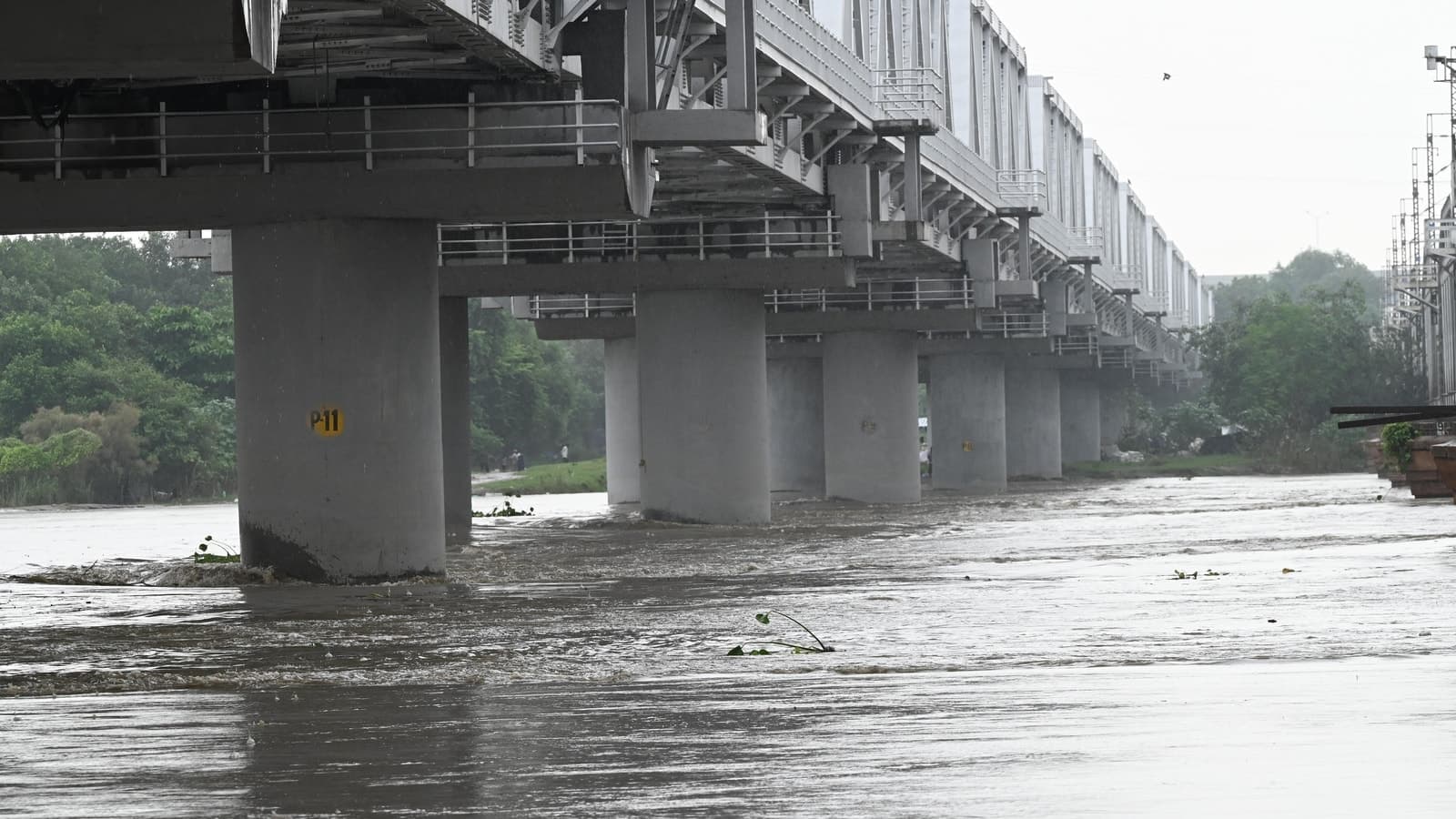 Yamuna River Surges Past Danger Mark in Delhi Amid Downpours