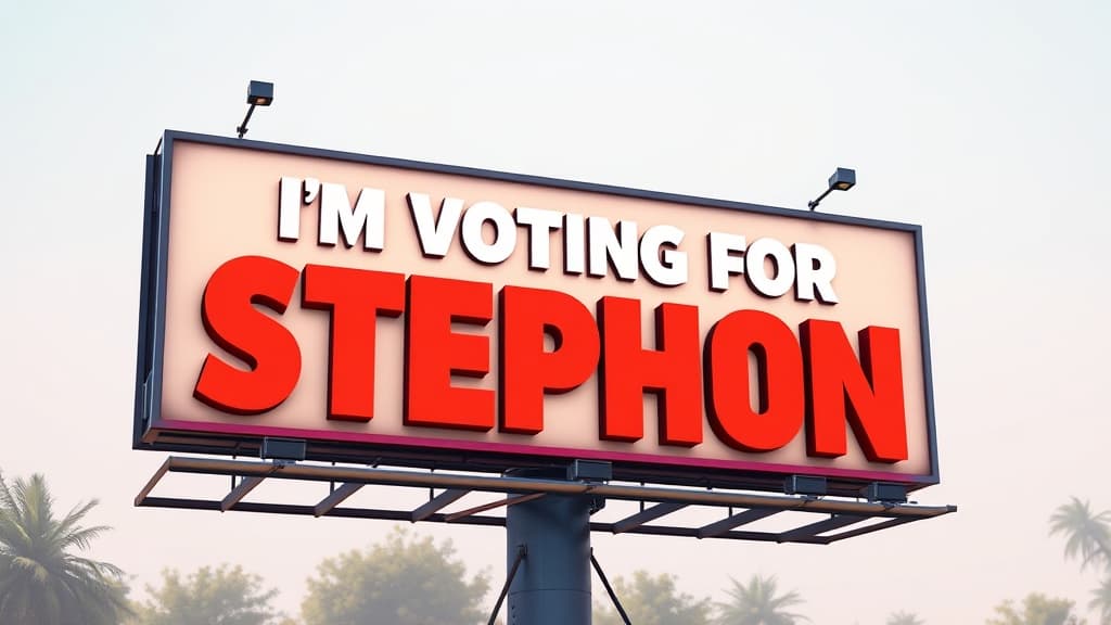 Jimmy Kimmel's Billboard Plea for Stephen Colbert's Emmy Nod