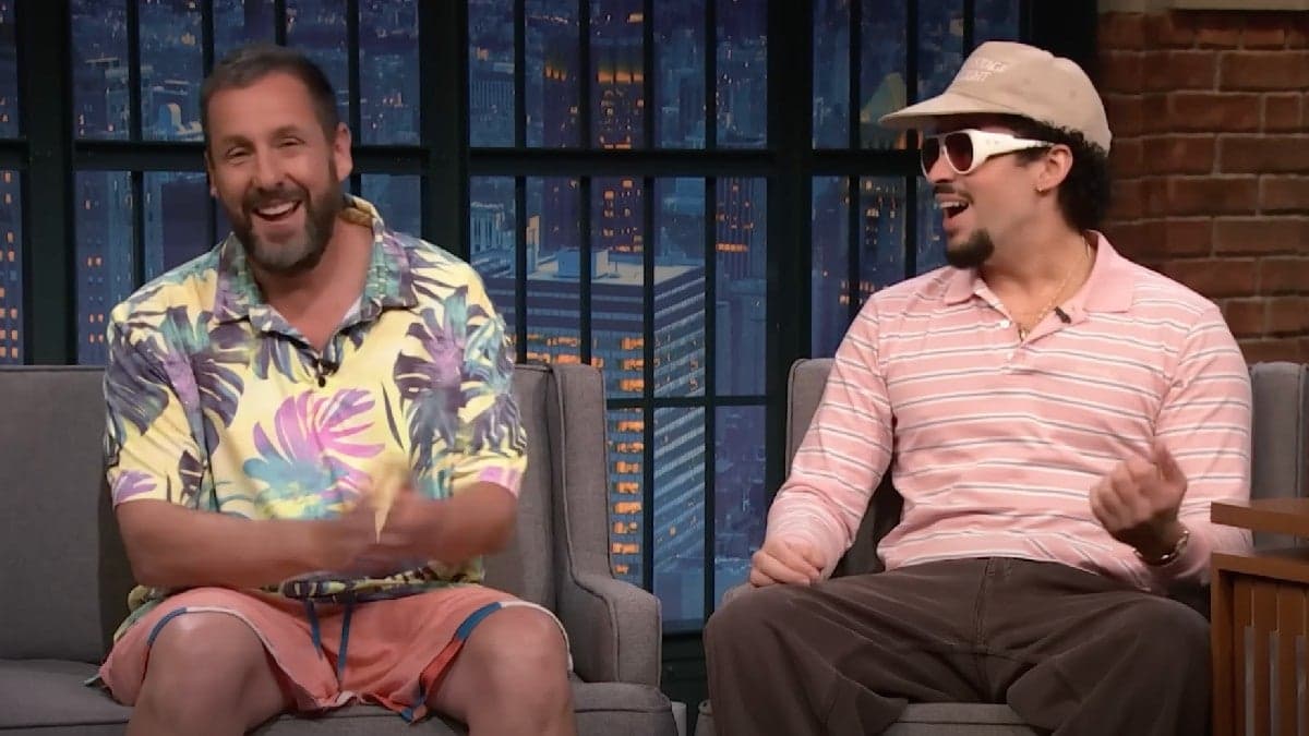 Rapper Bad Bunny Breaks Down in Tears Meeting Comedy Icon Adam Sandler