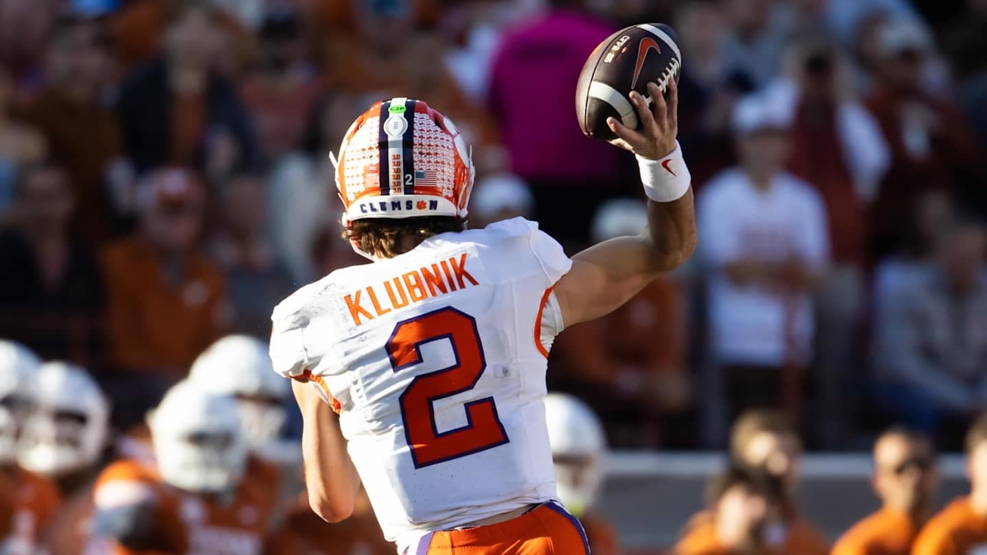 Clemson's Cade Klubnik Tipped for No. 1 Overall 2026 NFL Draft Pick