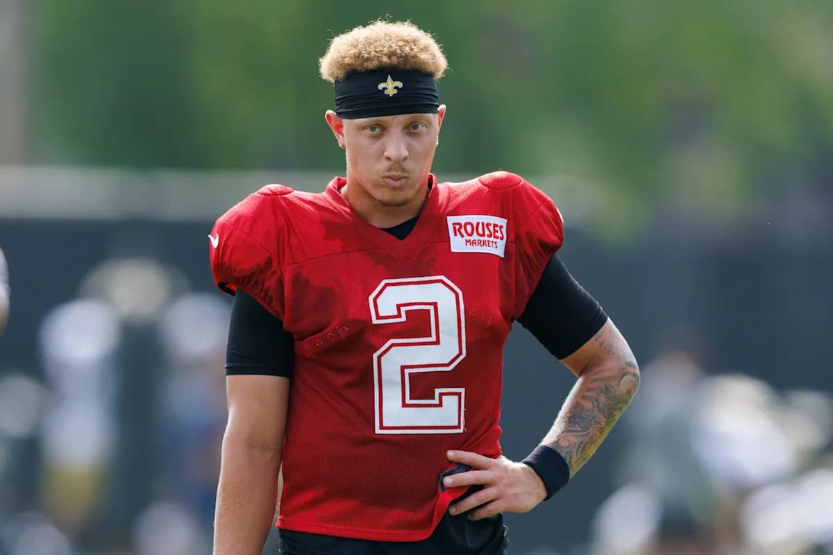 Saints Quarterbacks Compete for Starting Spot in Heated Training Camp Battle