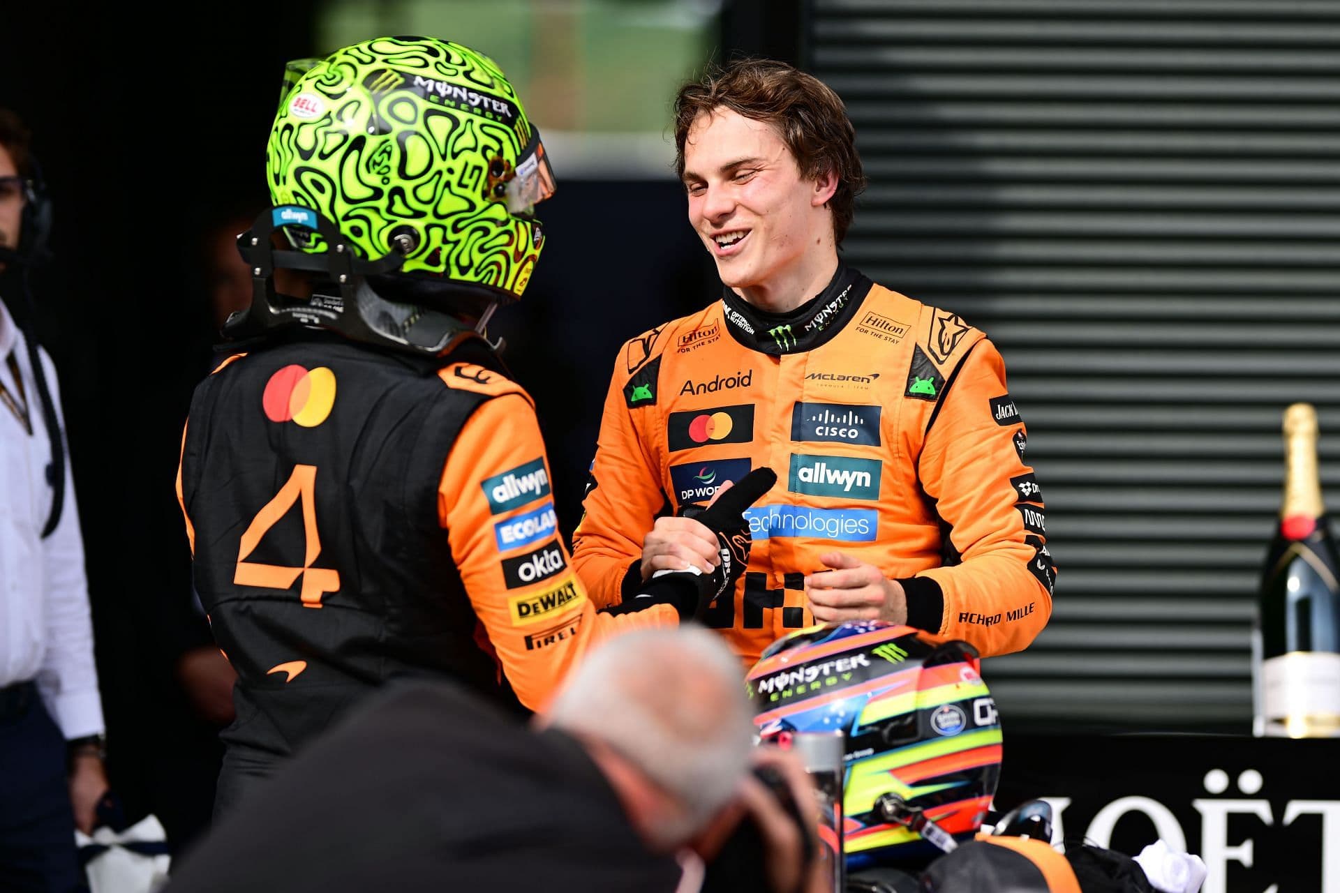 Norris and Piastri's Hilarious Grill the Grid Showdown: Teammates Clash in Offbeat F1 Challenge