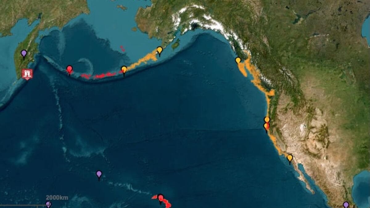 California Braces for Tsunami Waves After Massive Quake Off Russia