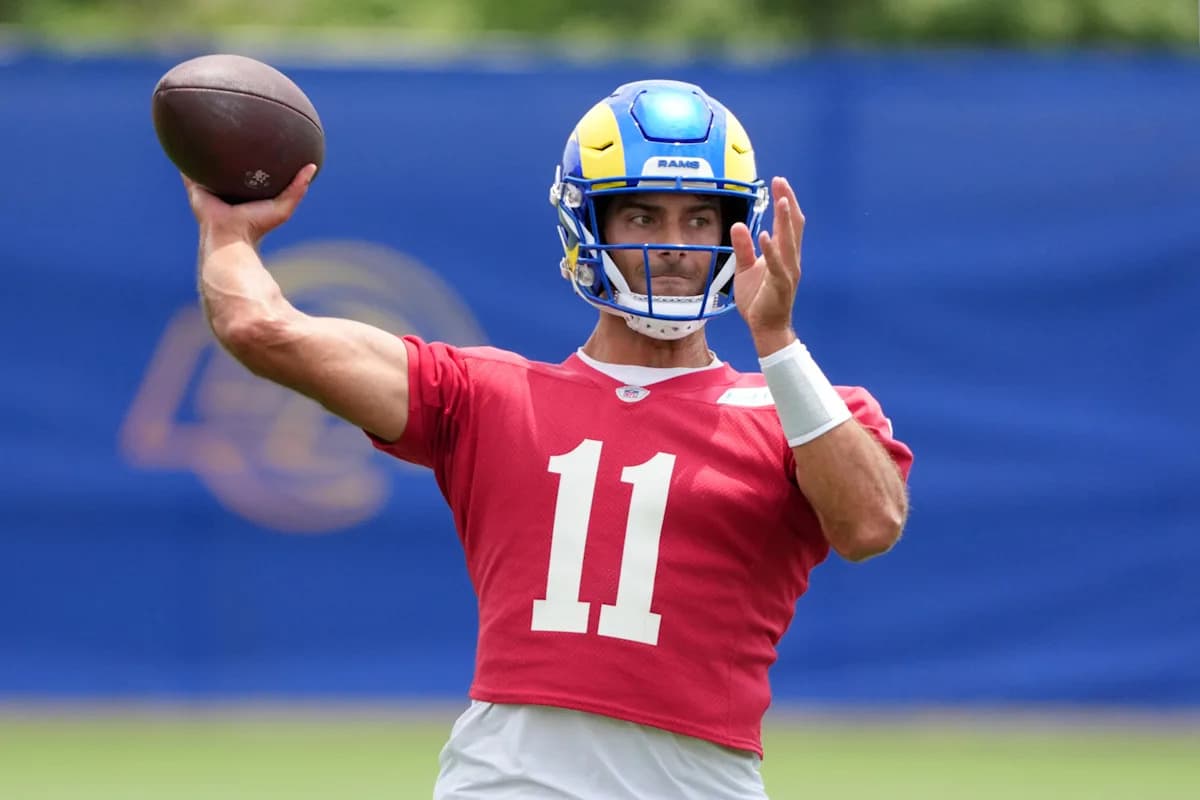 Rams Coach Hails Backup QB Garoppolo as "Best in the NFL"