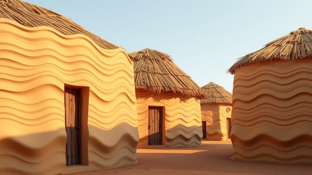 Iconic Tiébélé Houses in Burkina Faso Facing Disintegration Amid Climate Change