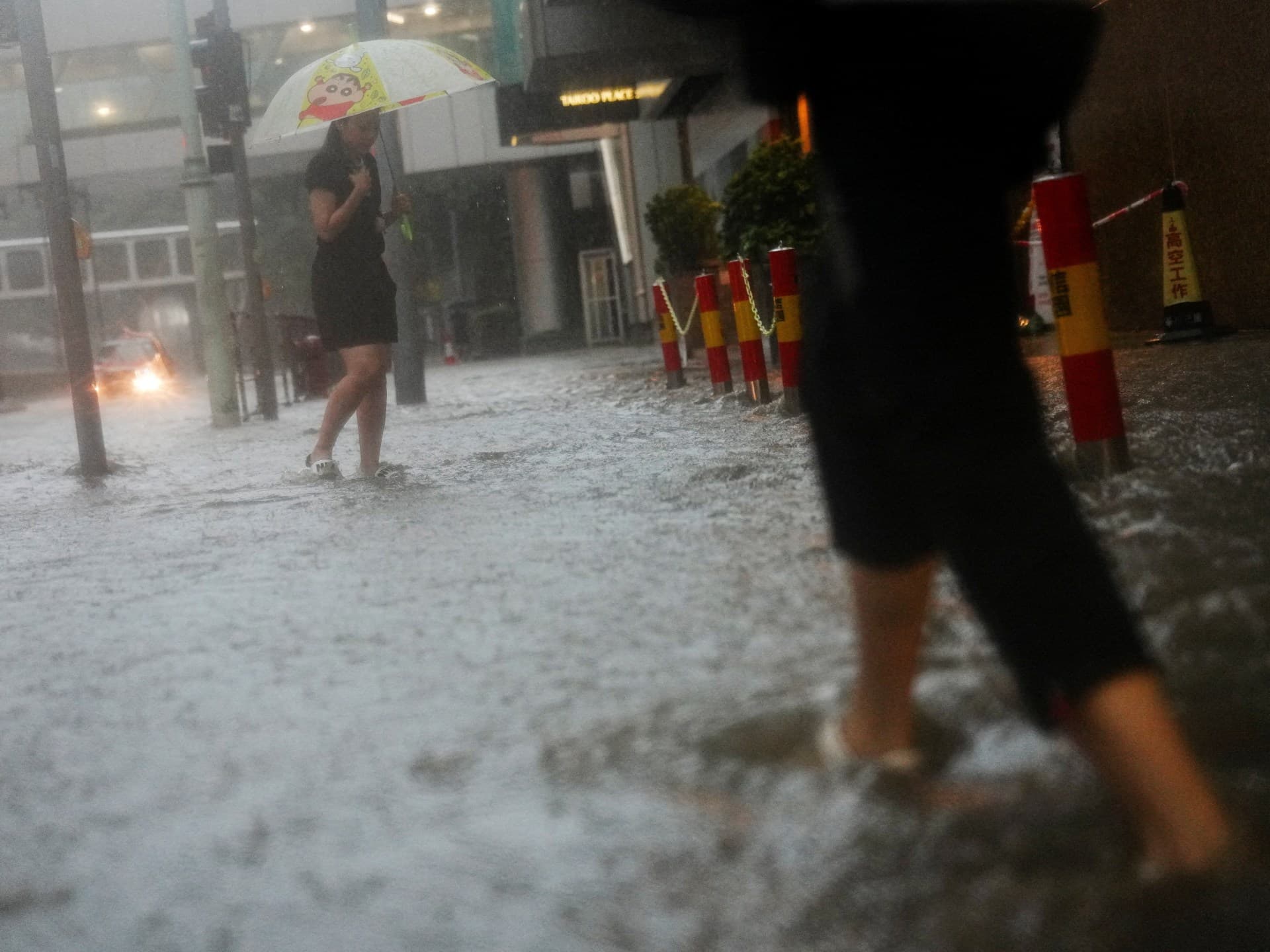 Hong Kong Paralyzed by Record-Breaking August Rains