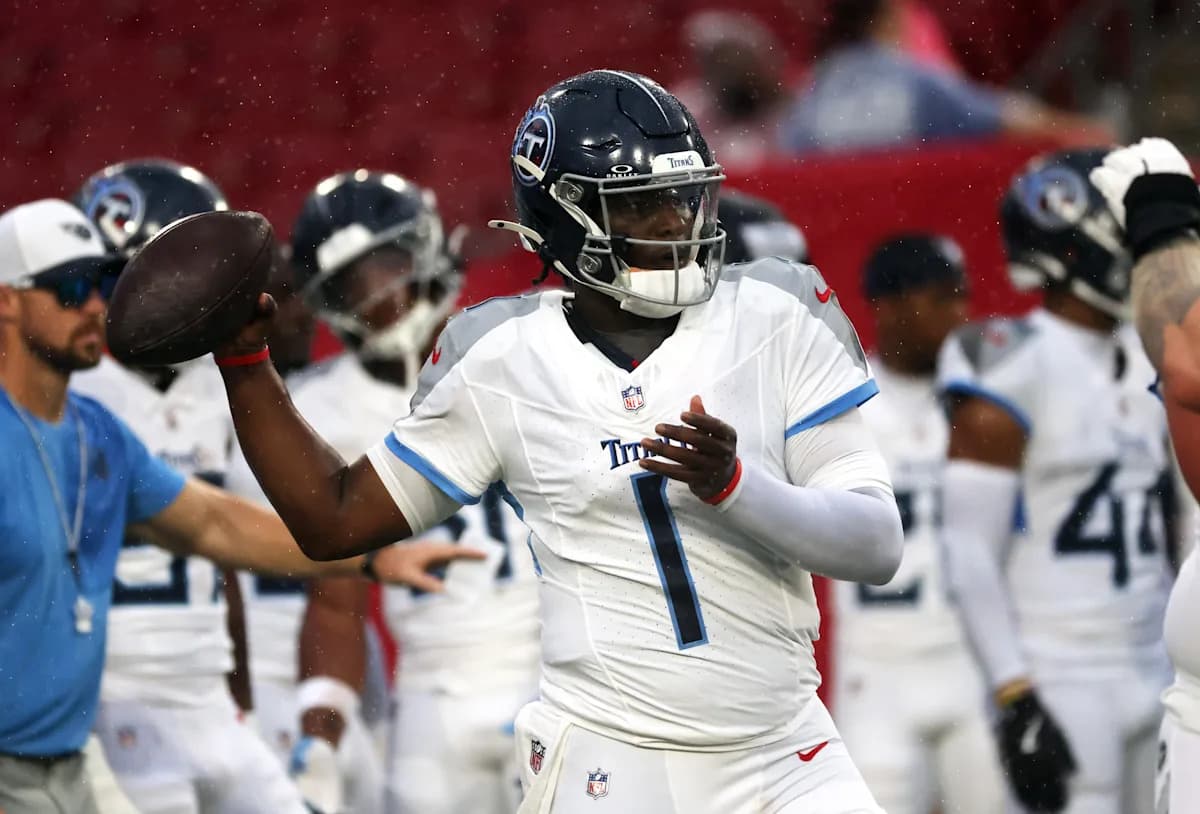 Titans Rookie QB Cam Ward Faces Ups and Downs in Preseason