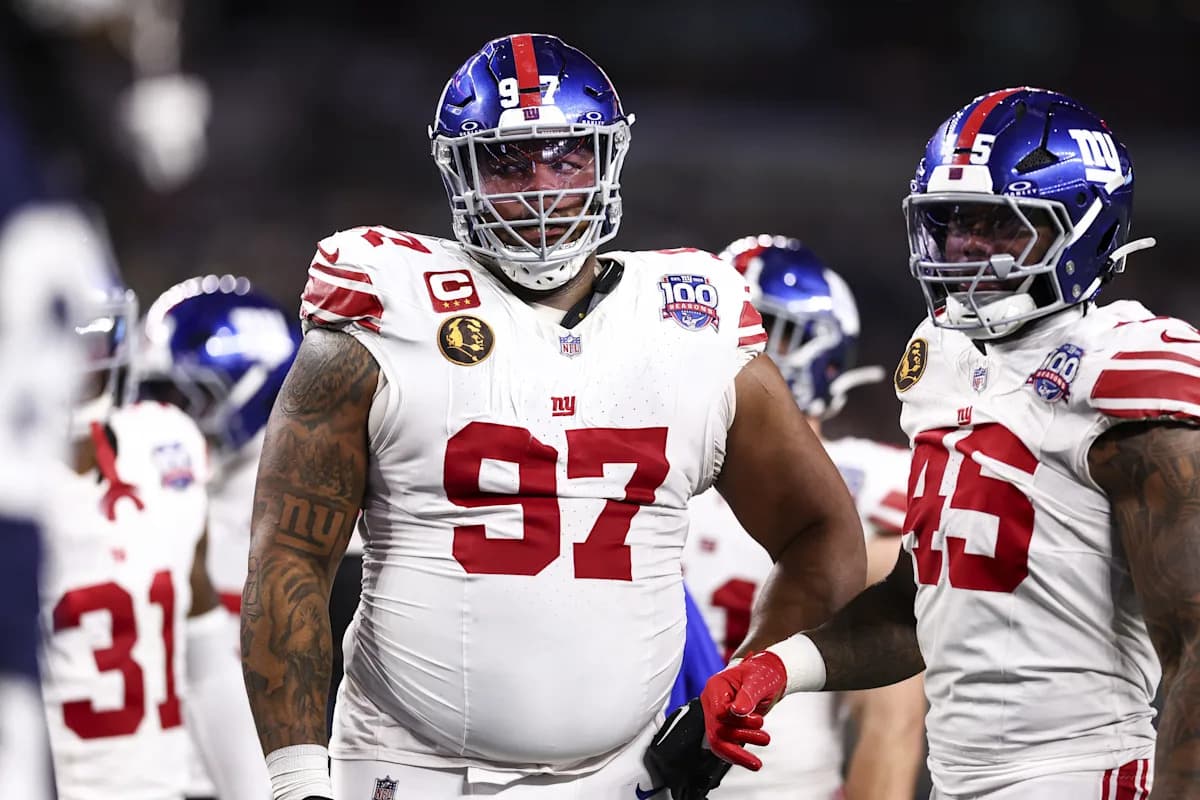Giants' Defensive Ace Dexter Lawrence Ranked Among NFL's Elite