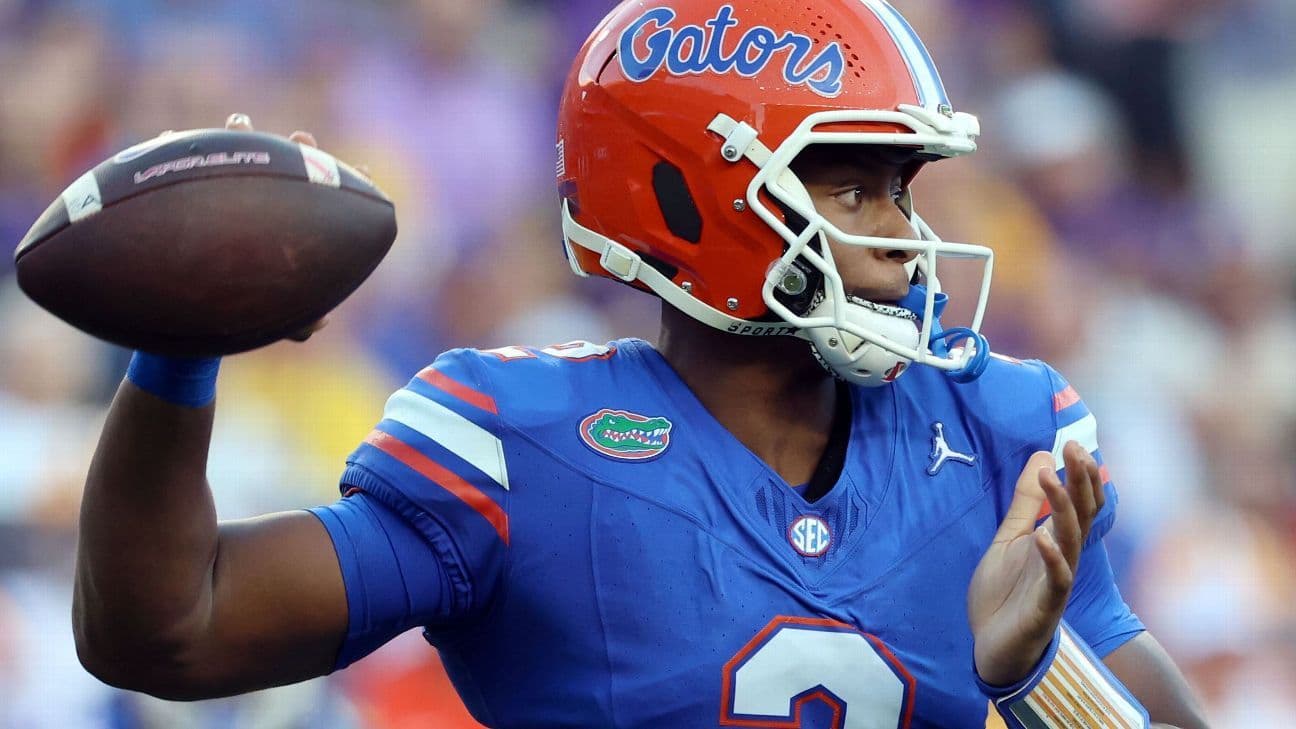 Injury-Plagued Gators QB Lagway Rejoins Team Drills Ahead of Season Opener