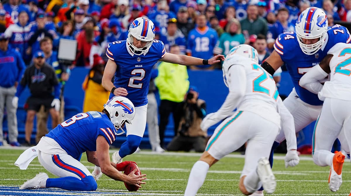 Bills Kicker Bass Sidelined with Injury, Backup Davis Signed