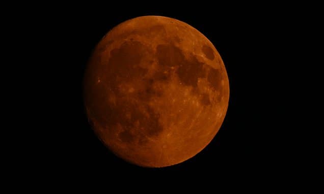 Rare 82-Minute Blood Moon Eclipse Graces Skies This Weekend