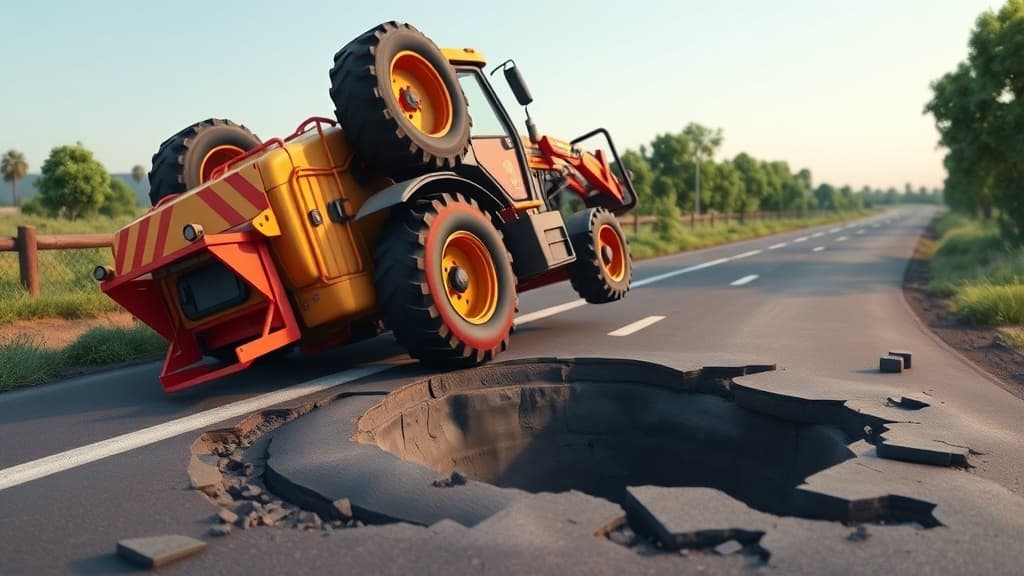 Pothole-Ridden Road Leads to Devastating Tractor-Trolley Crash in Alwar