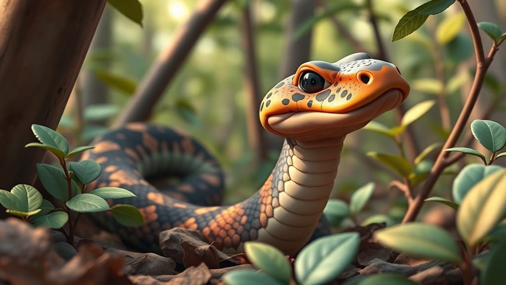Photographer Captures Incredible Camouflage of Giant Rattlesnake
