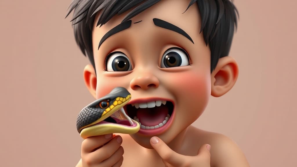 Toddler Bites Cobra to Death with Bare Teeth in Shocking Encounter