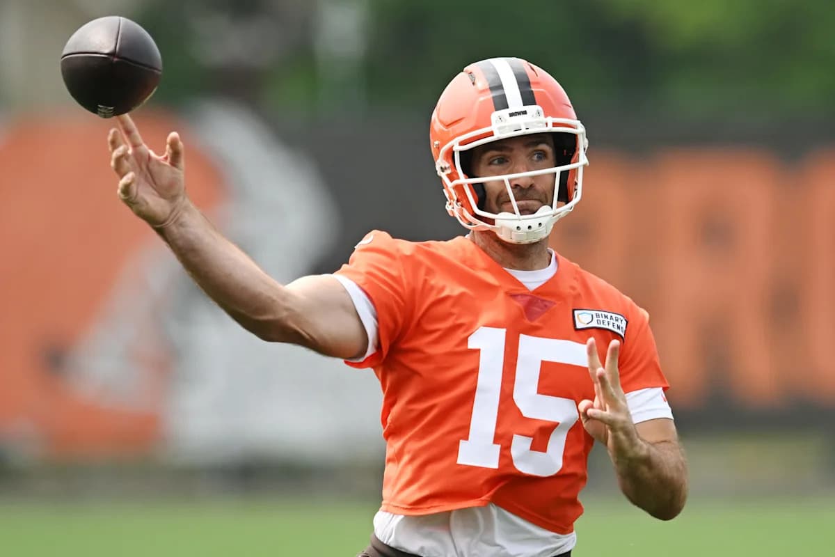 Browns Veteran Flacco Starts, But Rookie QBs Await Their Chance