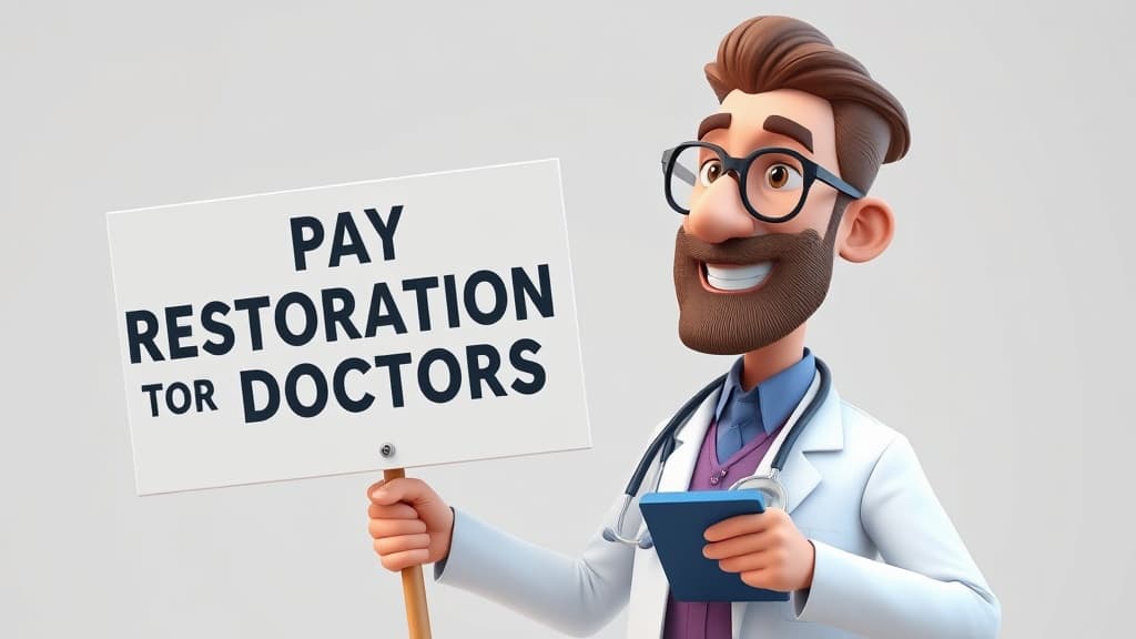 Stress Drives 31% of UK Resident Doctors to Take Sick Leave