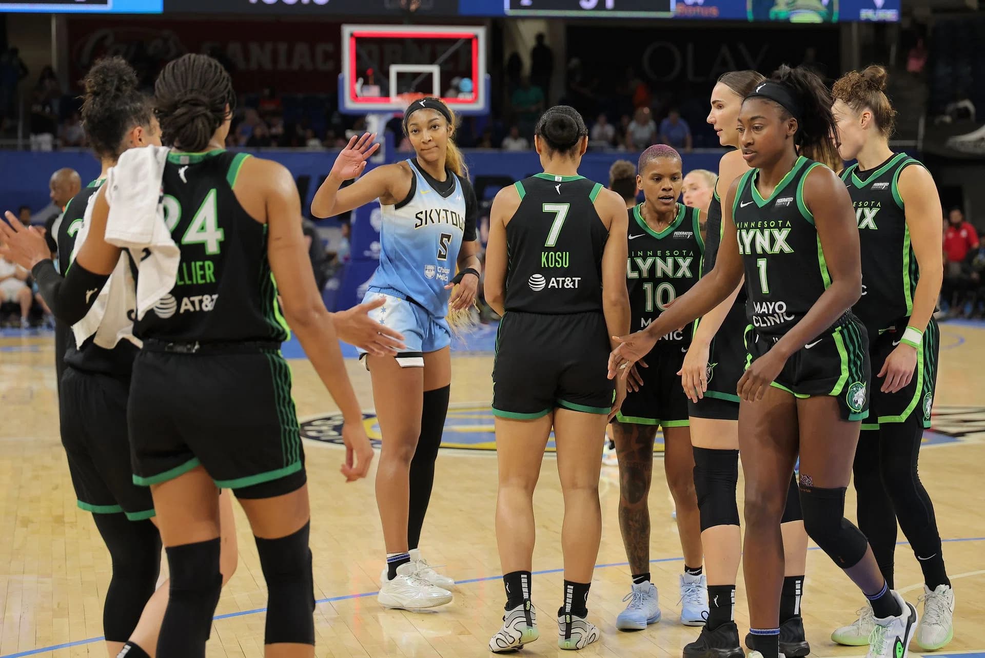 Sky Star Reese Crashes Lynx Family Photo at 2025 All-Star Game