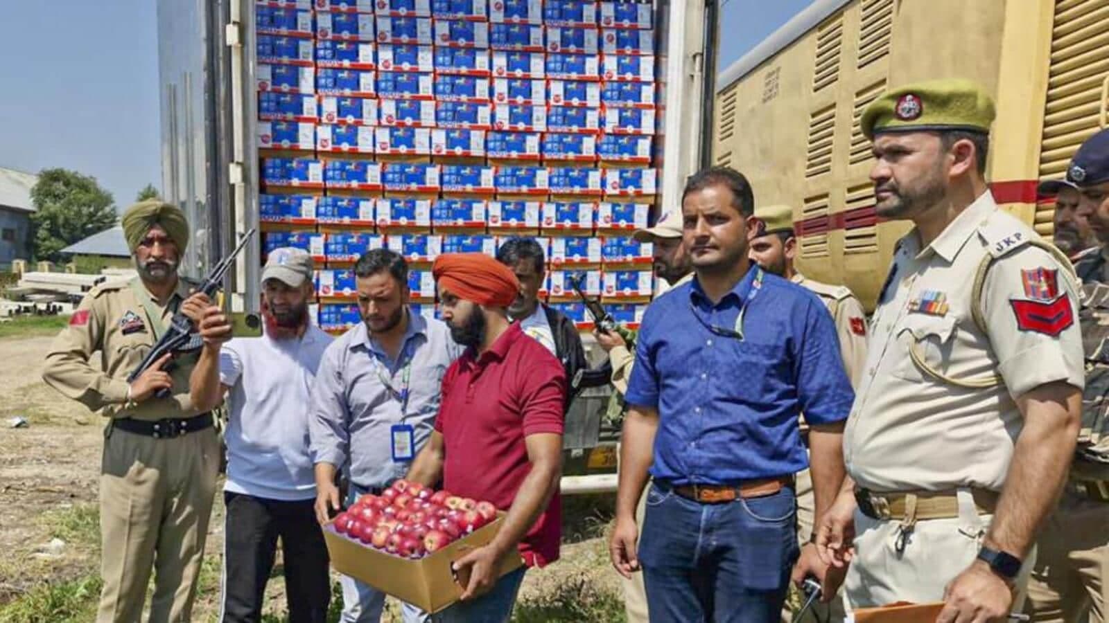 Kashmir's Apple Growers Rejoice as Railways Introduce Daily Parcel Train