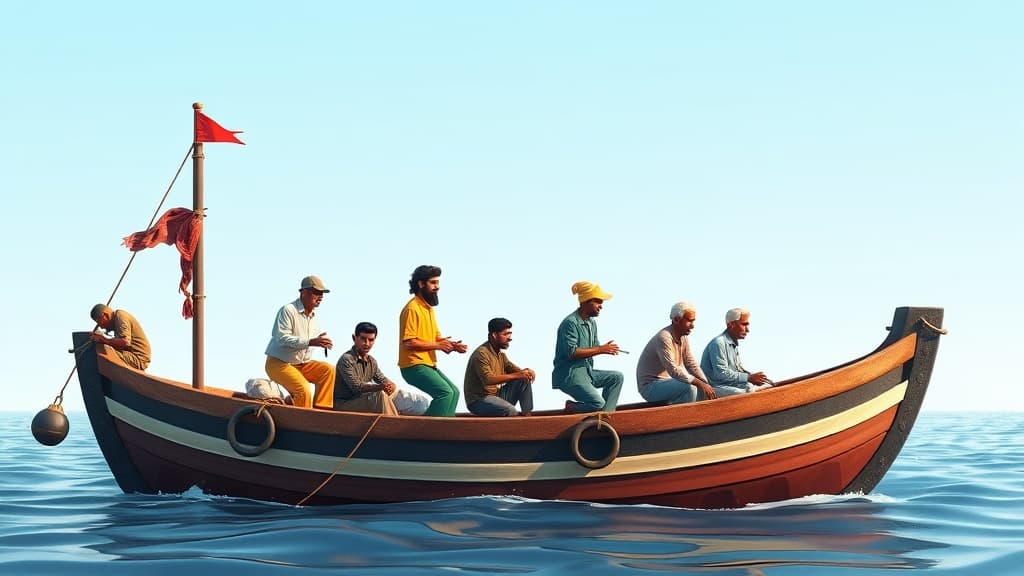 Trespassing Fishermen Caught in Tense India-Pakistan Border Zone