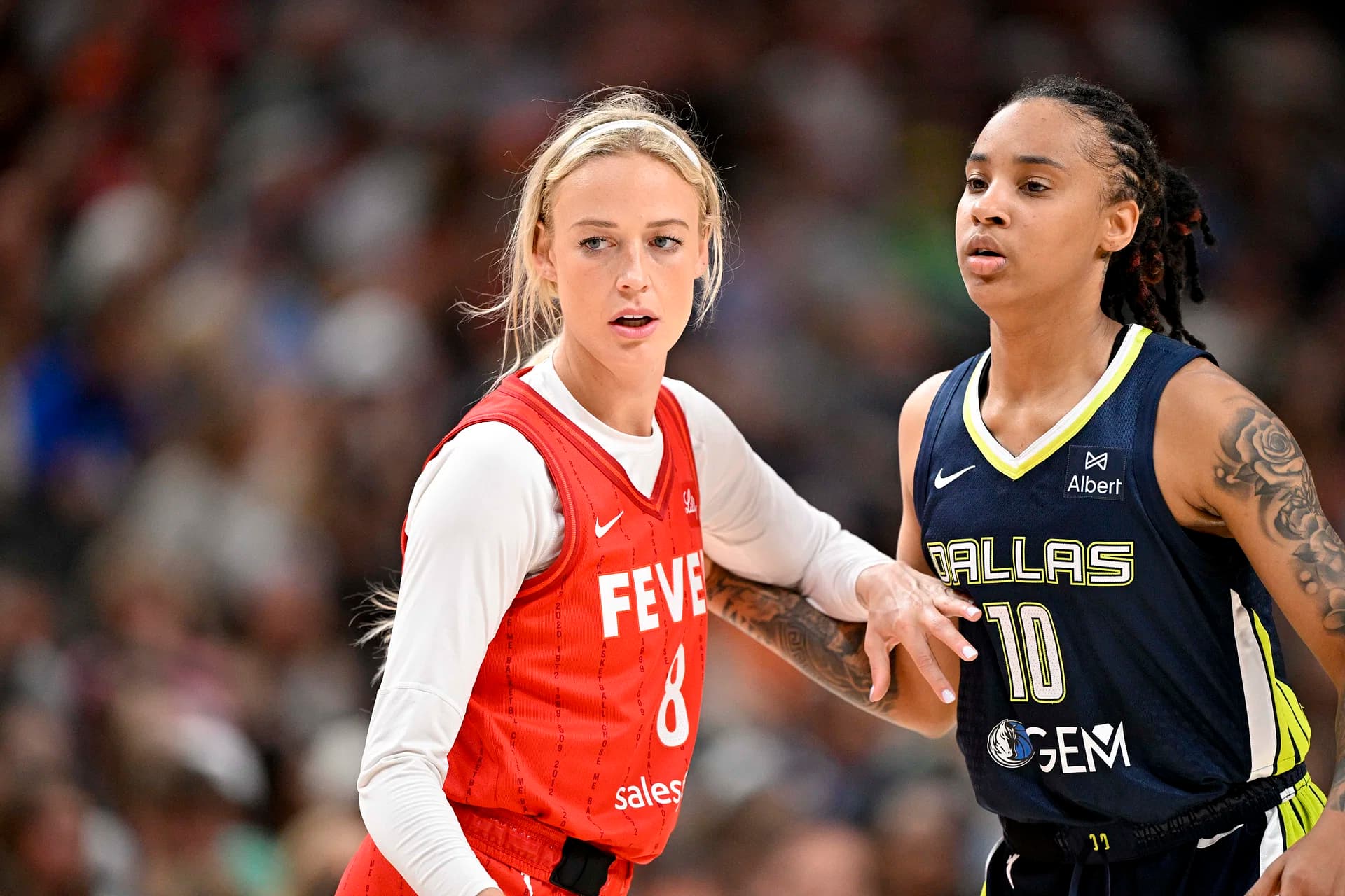 Rookie Aziaha James Shines in Wings' Narrow Loss to Fever