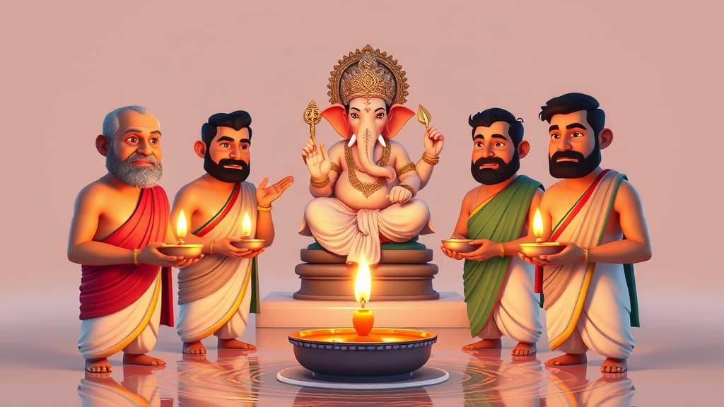 Nagpur Pandal Recreates Iconic Varanasi Ganga Aarti for Ganesh Utsav