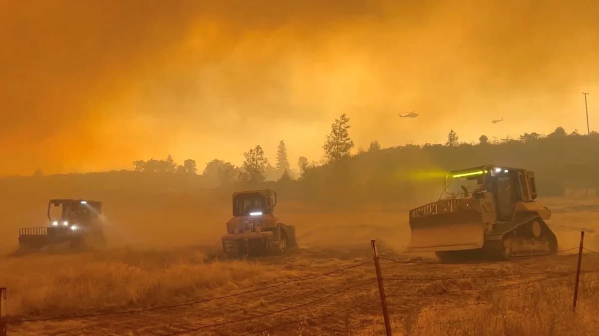 Napa County Wildfire Forces Evacuations as Heat Wave Grips the West