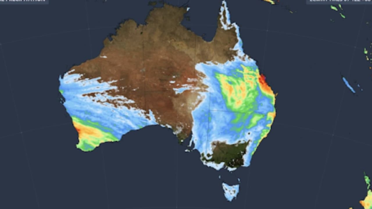 Massive Rain Cloud Drenches Eastern Australia, Disrupting Weekend Plans