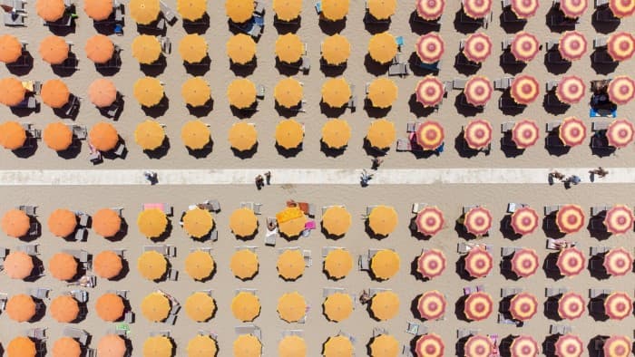 Italian Beach Clubs Suffer 25% Drop in July Attendance