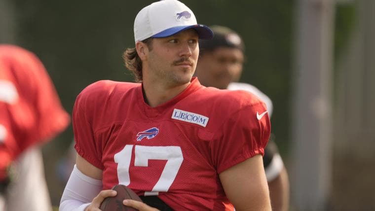 Bills Bench Star QB Josh Allen for Preseason Opener, Trubisky to Start