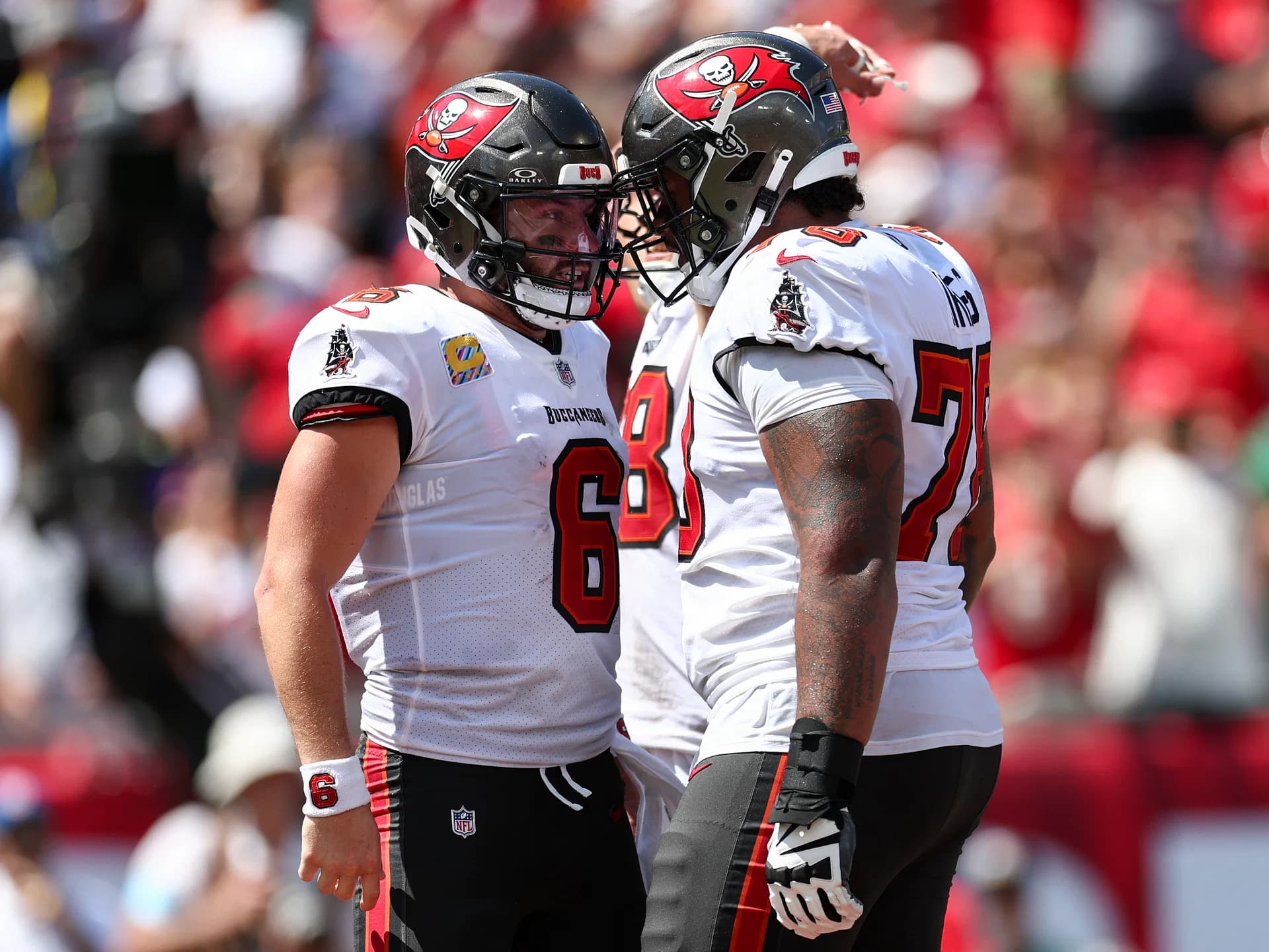Bucs' Mayfield Confident in Surprise Defense Despite Wirfs' Injury