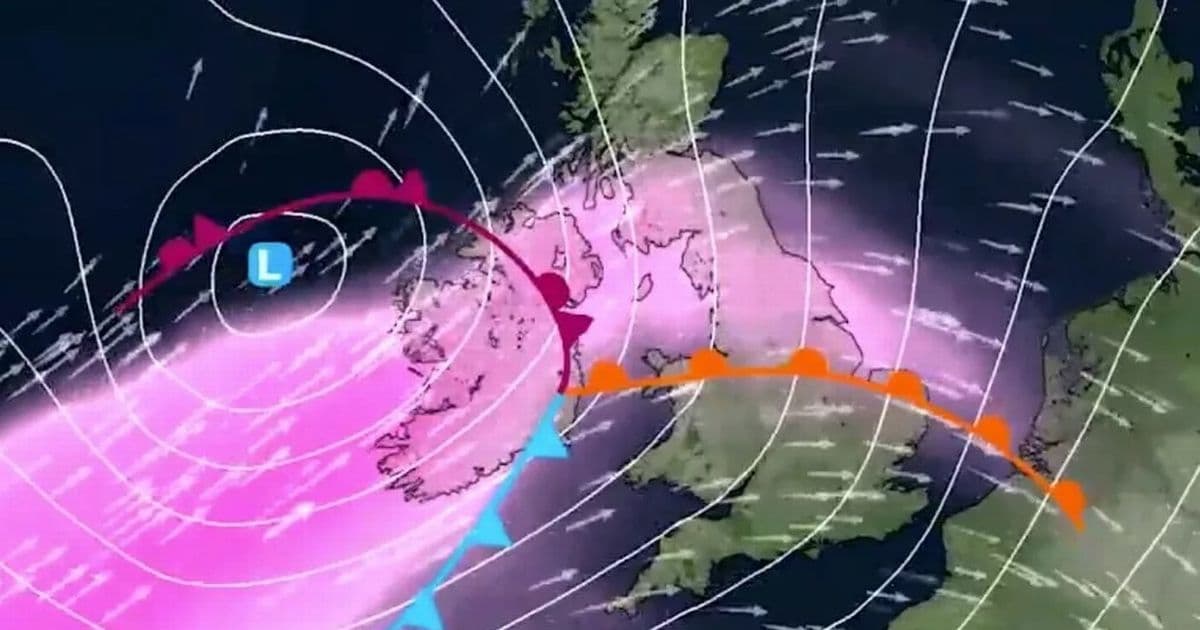 Met Office Tracks Potential First Named Storm of 2025 Heading to UK