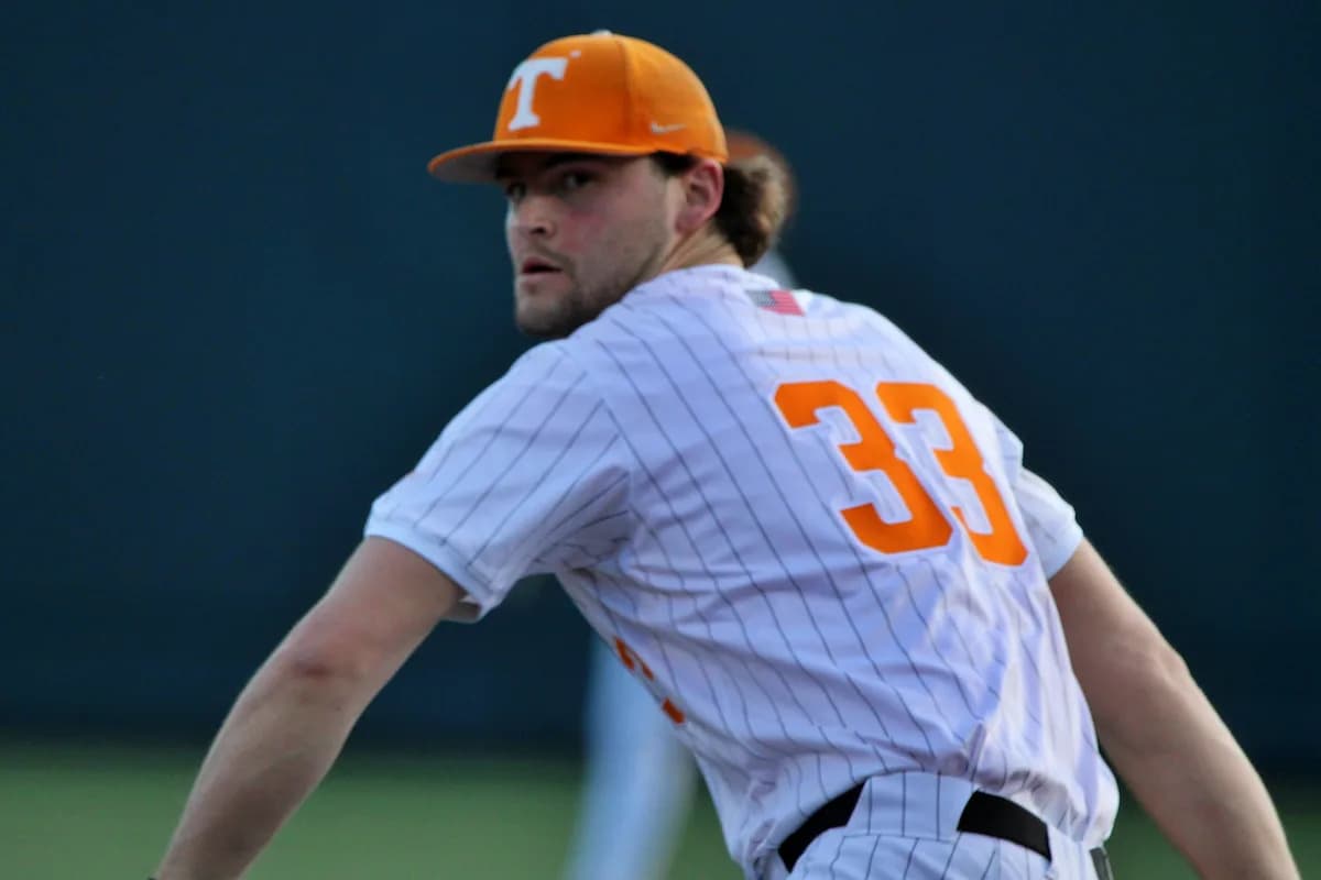 Tennessee Pitcher AJ Russell Drafted by Rangers in 2025 MLB Draft