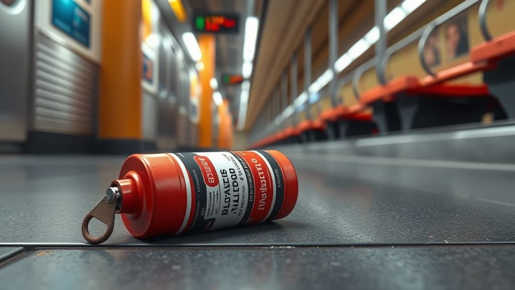 Masked Menace Sprays Bear Repellent on NYC Subway, Injuring 8