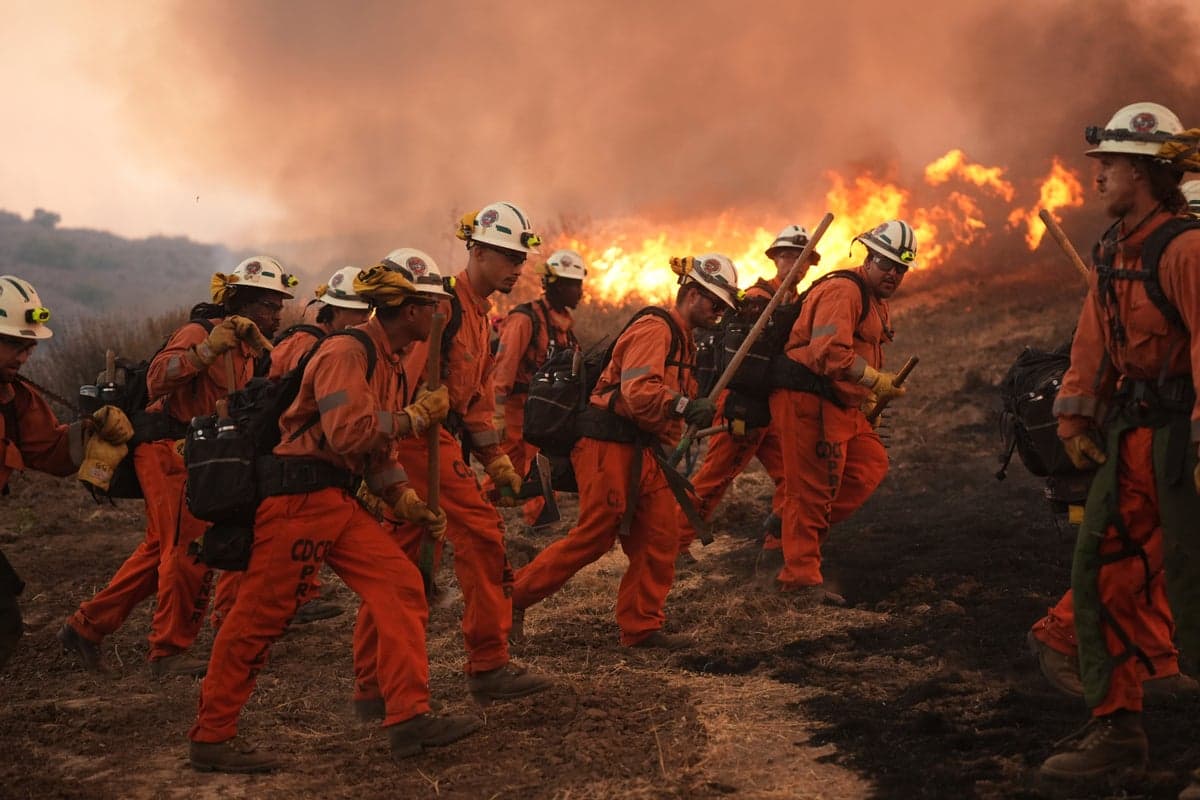 Thousands Evacuated as Uncontrolled Canyon Fire Rages in California