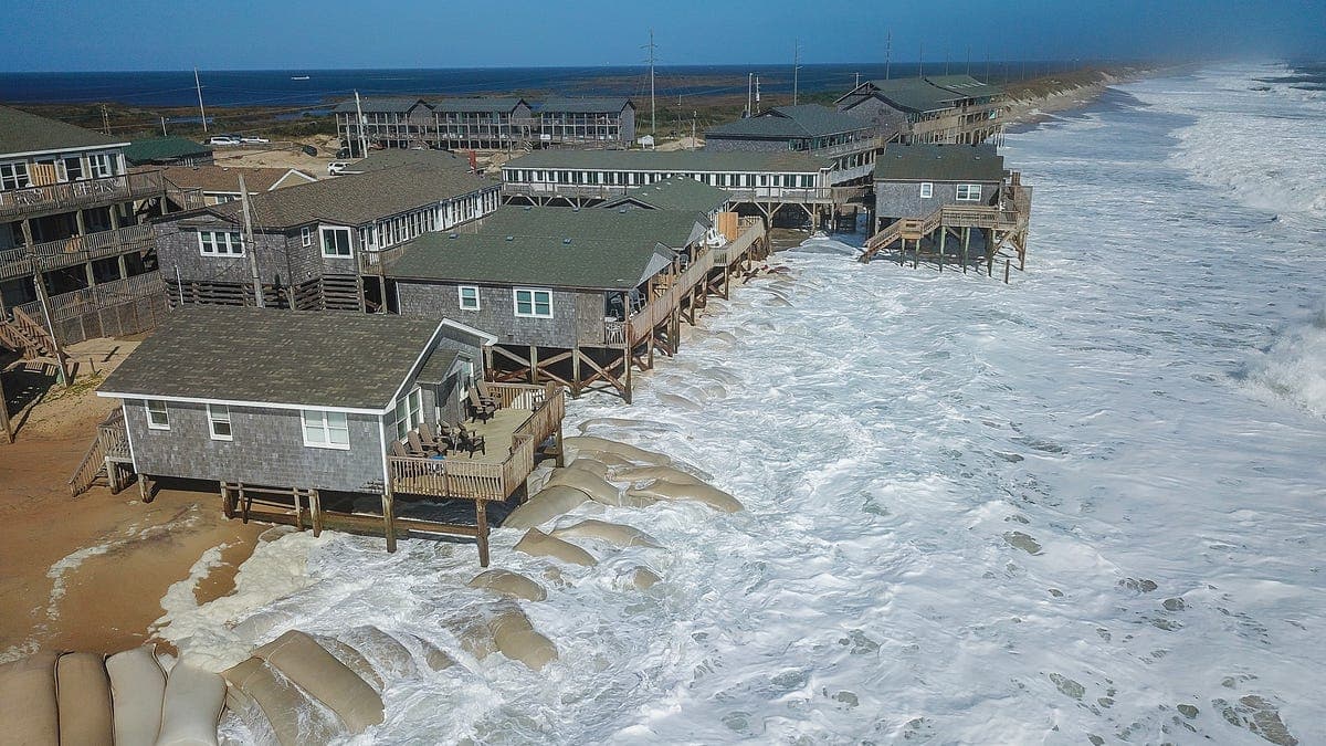 Outer Banks Homes Collapse as Hurricane Erin Batters Coastline