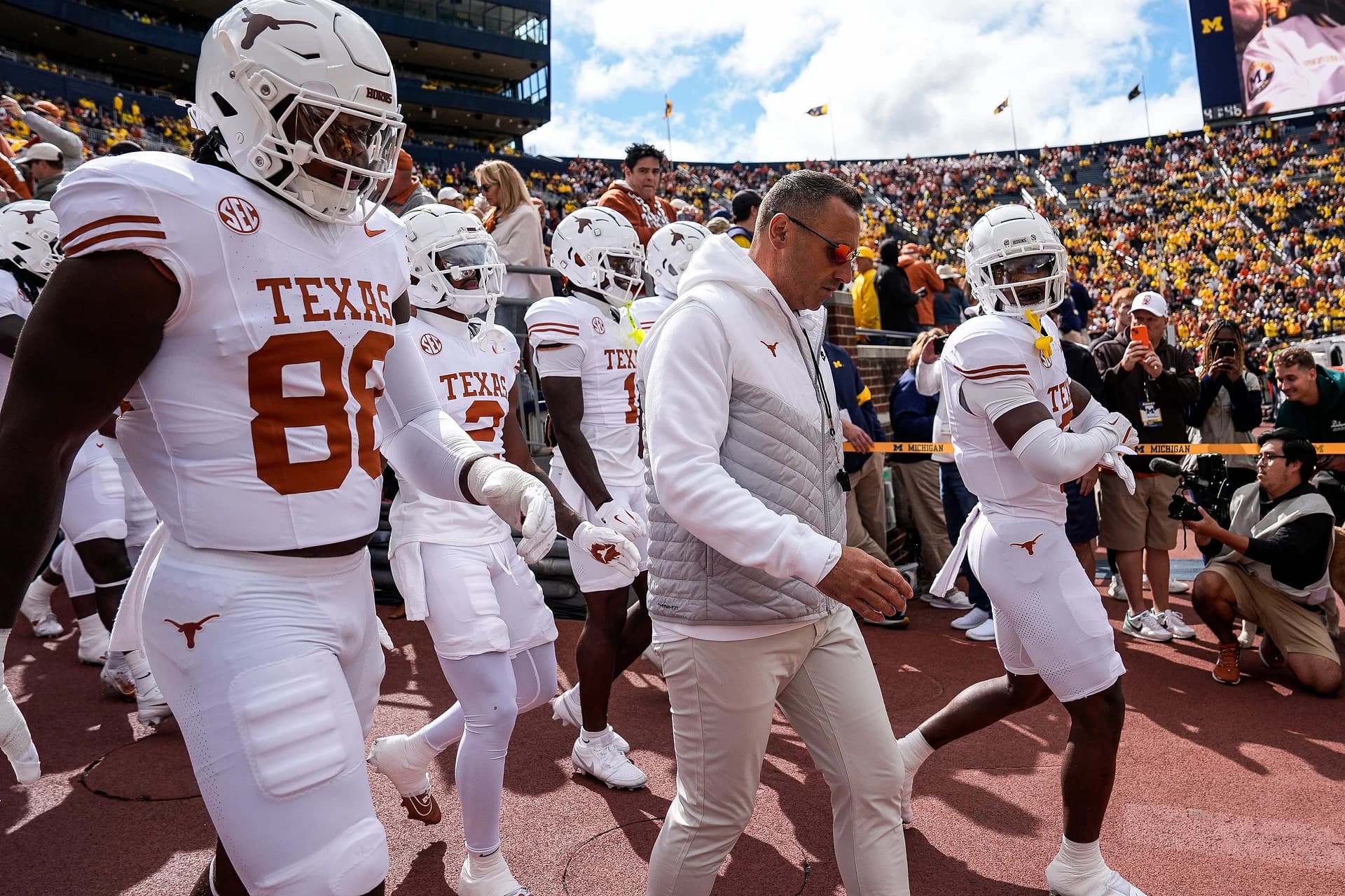 Sarkisian Embraces Hype for Highly Anticipated Ohio State-Texas Showdown