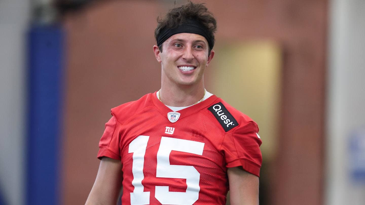 Undrafted Giants QB Fights for Roster Spot After Cinderella-Like Rise