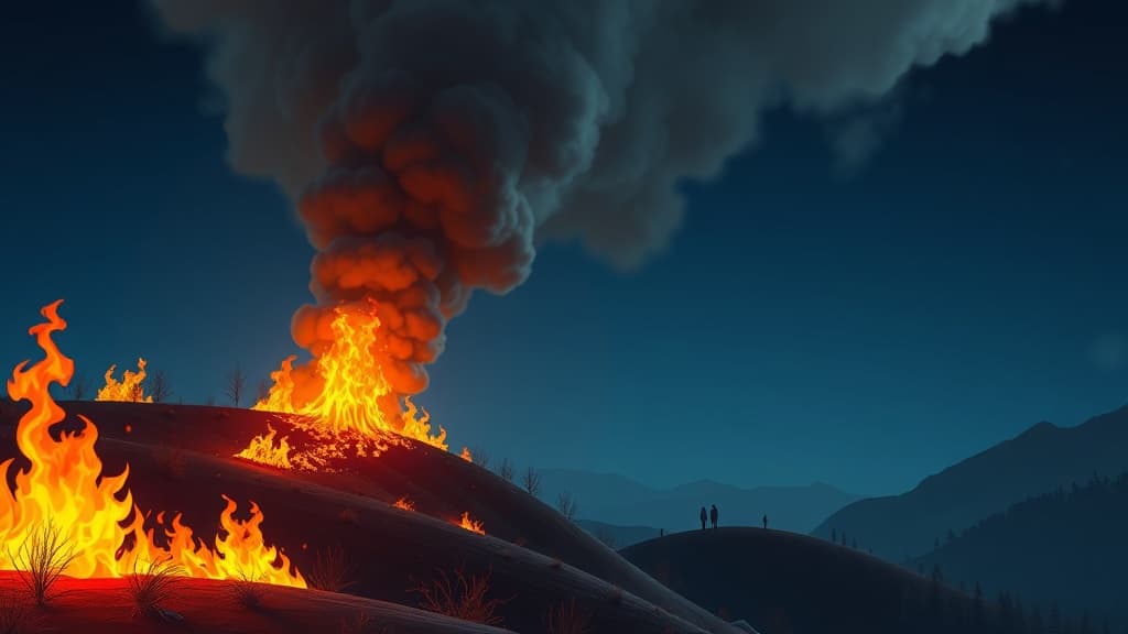 Pyrite Fire Scorches 400 Acres, Prompts Evacuations in Jurupa Valley