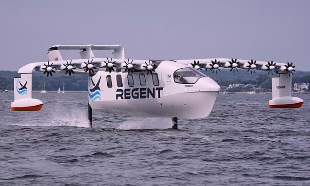 Regent's Winged Passenger Ferry Soars Over Narragansett Bay