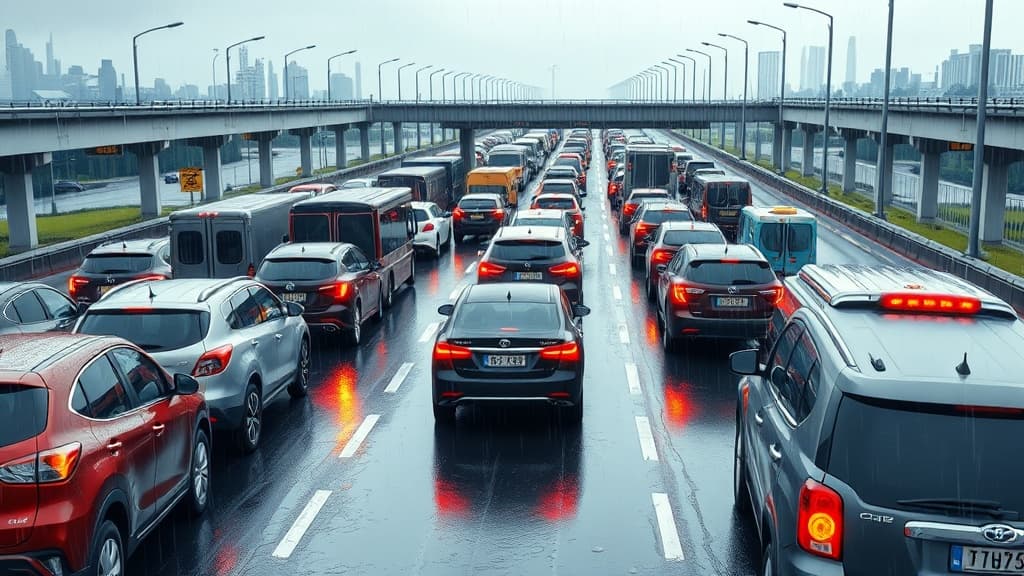 Commuters Trapped in Hours-Long Traffic Snarls in Pune's Baner-Balewadi Area