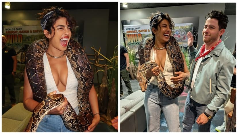 Priyanka Chopra's Lifelong Love for Reptiles Captured in Stunning Snaps