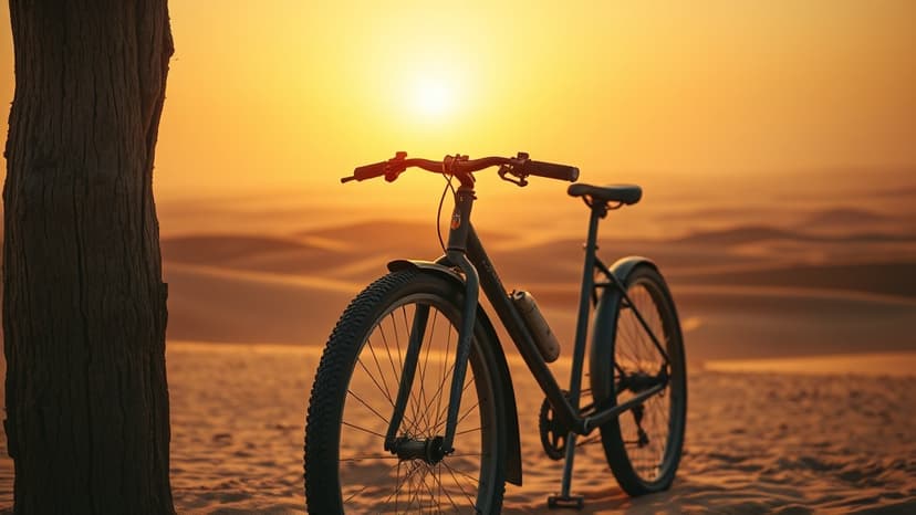 Woman Cycles 10,000km Across Africa, Faces Desert Heat