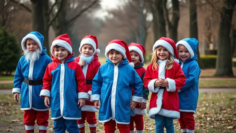 200 Santas Dash Through Hull Park!