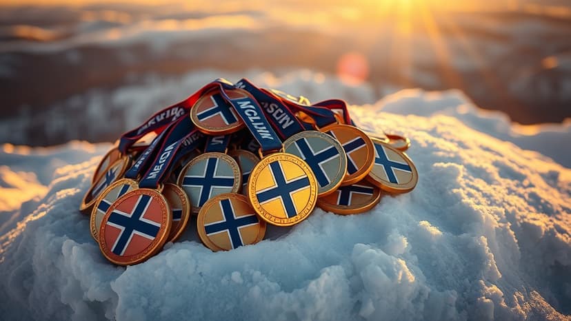 Norway Dominates 2026 Winter Olympics Medal Standings