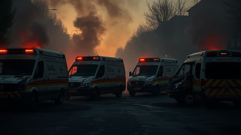 Ambulance Arson Sparks £2M Fundraising Boom