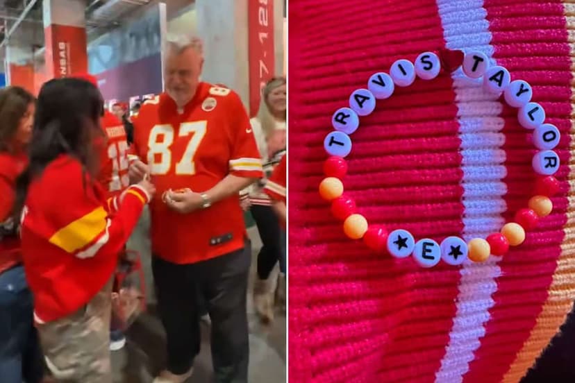 Kelce's Dad Spreads Swift Cheer with Friendship Bracelets at Chiefs Game