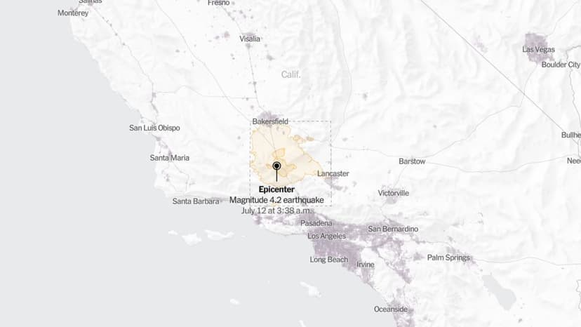 Southern California Shaken by 4.2 Magnitude Quake