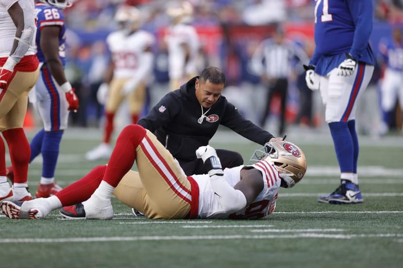 49ers Rank 2nd in Games Missed Due to Injuries Since 2017